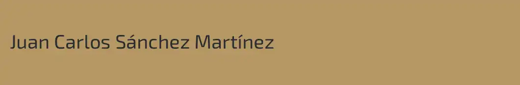 Juan Carlos Sánchez Martínez